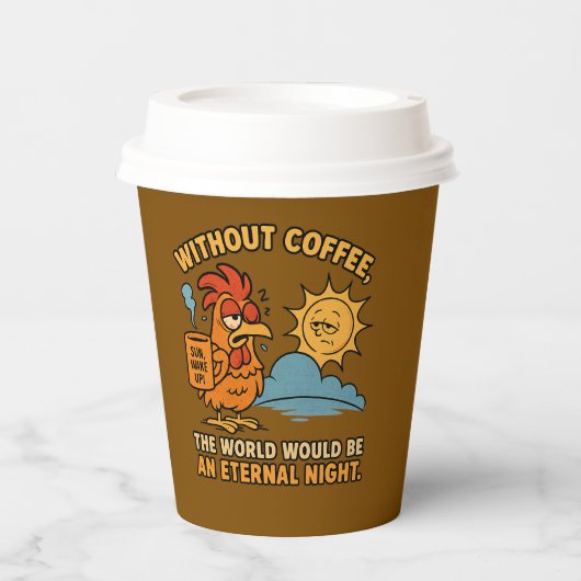 Papiertasse Pappbecher (Vorderseite)