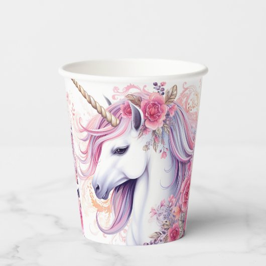 Papiertasse Pappbecher (Rückseite)