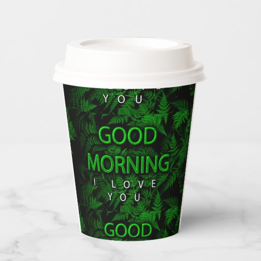 Papiertasse Pappbecher (Vorderseite)