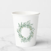 Papiertasse Pappbecher (Rückseite)