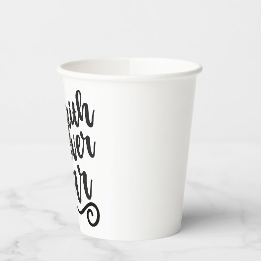 Papiertasse Pappbecher (Links)