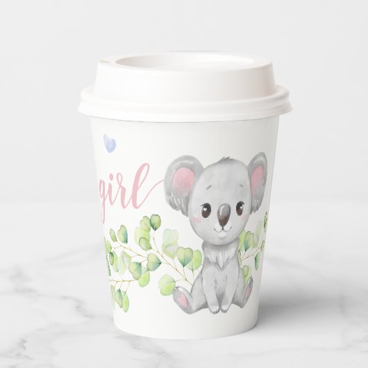 Papiertasse Pappbecher (Rückseite)