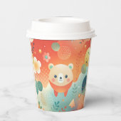 Papiertasse Pappbecher (Rückseite)