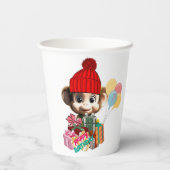 Papiertasse Pappbecher (Rückseite)