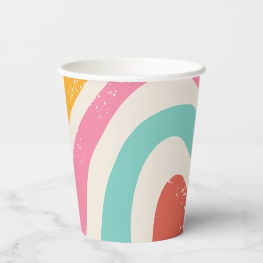 Papiertasse Pappbecher (Rückseite)