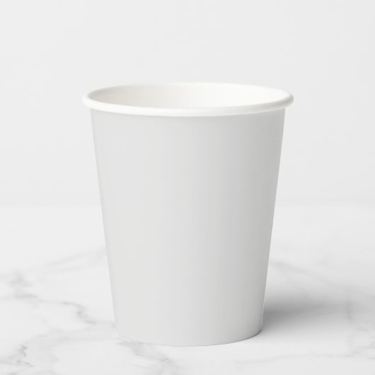Papiertasse Pappbecher (Rückseite)