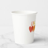 Papiertasse Pappbecher (Rechts)