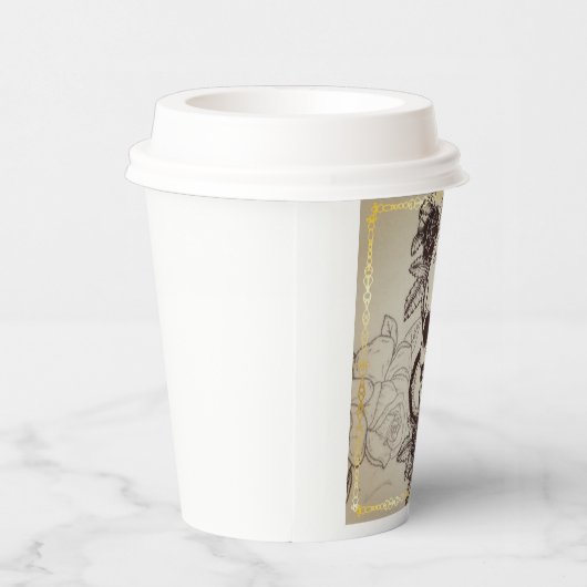 Papiertasse Pappbecher (Rechts)