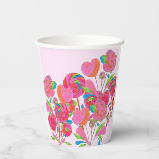 Papiertasse Pappbecher (Rückseite)