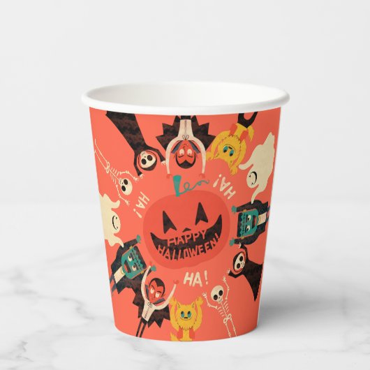 Papiertasse Pappbecher (Rückseite)