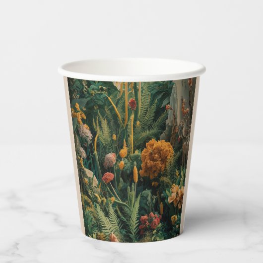 Papiertasse Pappbecher (Rückseite)