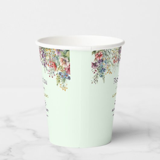 Papiertasse Pappbecher (Rechts)