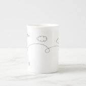 Papiertasse Porzellantasse (Vorderseite)