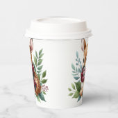 Papiertasse Rustikale Herbstduschsäulen Pappbecher (Links)