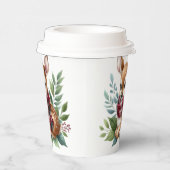 Papiertasse Rustikale Herbstduschsäulen Pappbecher (Rechts)