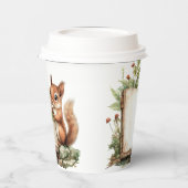 Papiertasse Rustikale Herbstduschsäulen Pappbecher (Links)