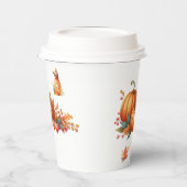 Papiertasse Rustikaler Herbst Kinderduschtopf Pappbecher (Links)