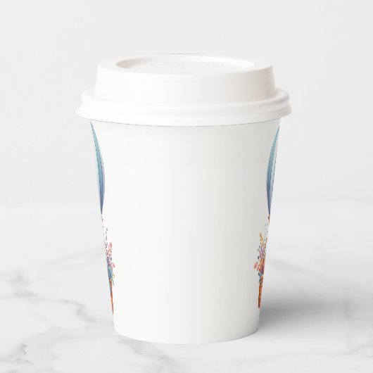 Papiertasse Whimsical Herbst Babydusche Cups Pappbecher (Links)