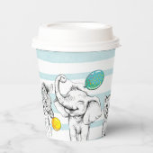 Papiertasse zum 5. Geburtstag. Pappbecher (Vorderseite)