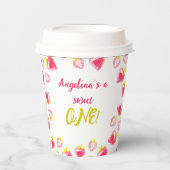 Papiertasse zum ersten Geburtstag Pappbecher (Vorderseite)