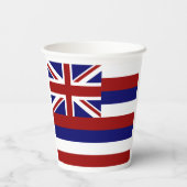 Papiertassen der Hawaii-Flagge Pappbecher (Rückseite)