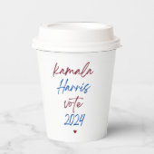 Papiertassen für Kamala Harris 2024 Pappbecher (Vorderseite)