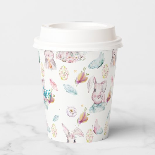 Papiertassen Pappbecher (Rückseite)