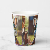 Papiertassen Schöne Printwerbung Pappbecher (Rechts)