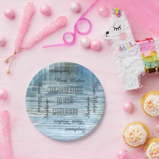 PapierTeller, Abschluss-Party, das Namen Pappteller (Party)