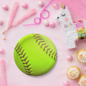 PapierTeller der Softball-gelber schneller (Party)