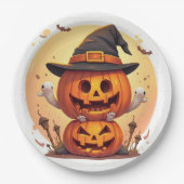 Papierteller für Halloween (Vorderseite)
