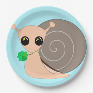 PapierTeller - glückliche Schnecke