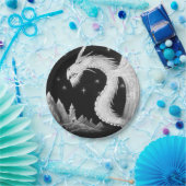 PapierTeller mit Drachen nachts (Party)