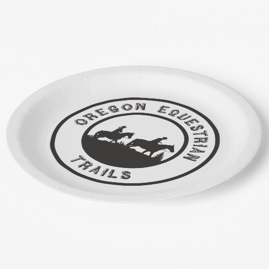 PapierTeller mit OET Logo (Schrägansicht)