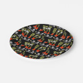 PapierTeller, Rollenderby-Party-Teller Pappteller (Schrägansicht)