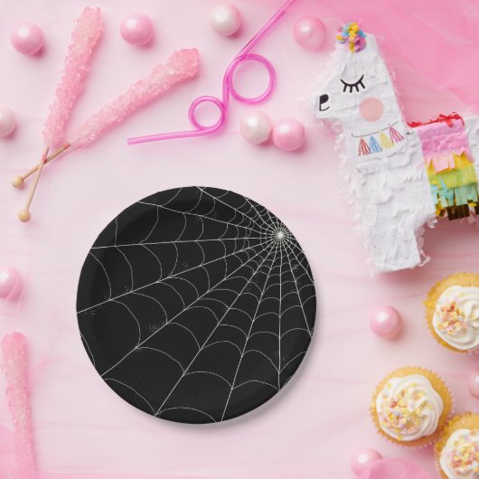 PapierTeller - Spiderweb + Kundenspezifische (Party)