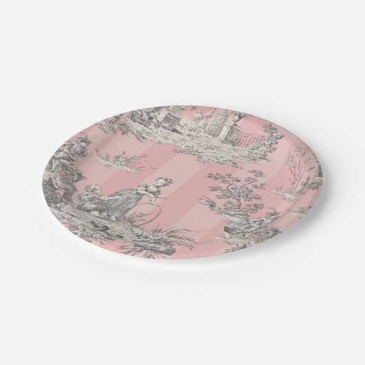 PapierTeller Toile De Jouy Custom 7" (Schrägansicht)