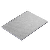 Papiertextur in Graufarbe Notizblock (Linke Seite)