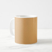 Papiertextur in Rechnung gestellt Gold Kaffeetasse (Vorderseite Links)