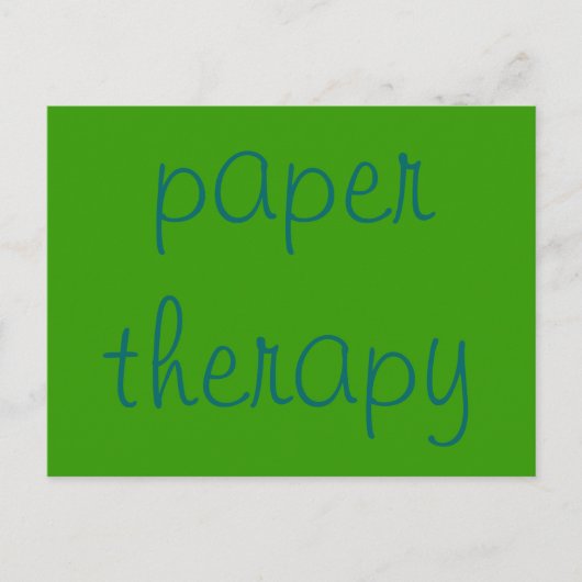 Papiertherapie Postkarte (Vorderseite)