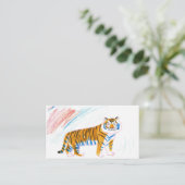 Papiertiger Visitenkarte (Stehend Vorderseite)