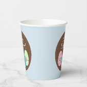 Papiertopf mit Ostereiern Pappbecher (Links)