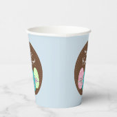 Papiertopf mit Ostereiern Pappbecher (Rechts)