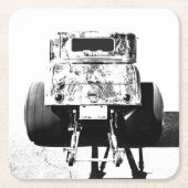 Papiertränke Rechteckiger Pappuntersetzer (Vorderseite)