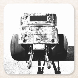 Papiertränke Rechteckiger Pappuntersetzer