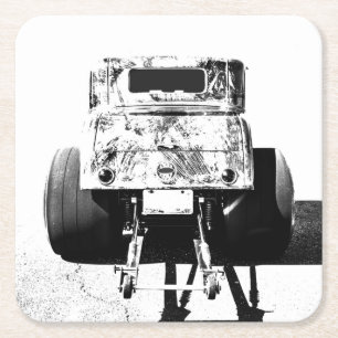 Papiertränke Rechteckiger Pappuntersetzer