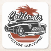 Papiertränke Rechteckiger Pappuntersetzer (Vorderseite)