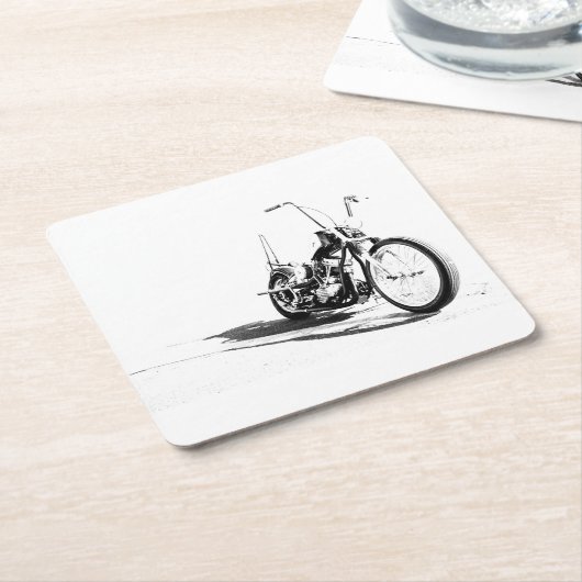 Papiertränke Rechteckiger Pappuntersetzer (angewinkelt)