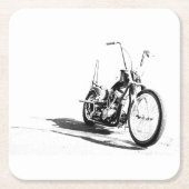 Papiertränke Rechteckiger Pappuntersetzer (Vorderseite)