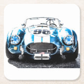 Papiertränke Rechteckiger Pappuntersetzer (Vorderseite)